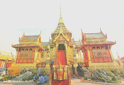 Royal Cremation Structure