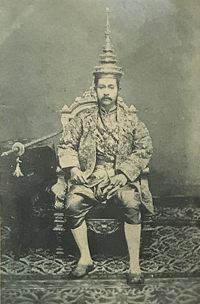 King Rama V in Coronation Robe