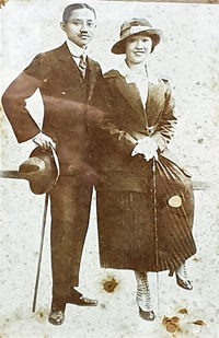 King Prajadhipok and Queen Rambai Barni