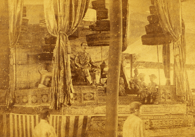 King Chulalongkorn at the Crown Prince Investiture Ceremony