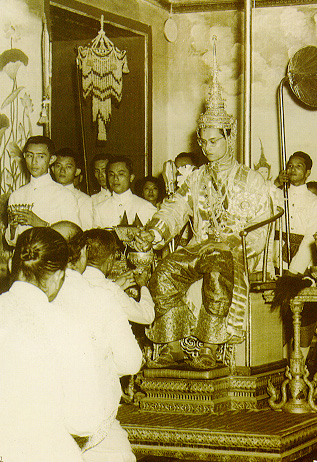 Crowning of a King